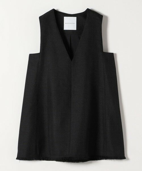 SHIPS / シップス ベスト | quaranciel: バスケット Aライン フリンジ ベスト | 詳細8