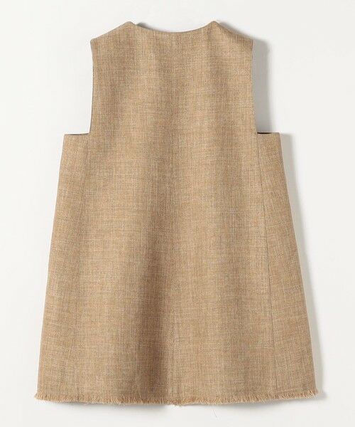 SHIPS / シップス ベスト | quaranciel: バスケット Aライン フリンジ ベスト | 詳細21