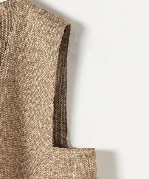 SHIPS / シップス ベスト | quaranciel: バスケット Aライン フリンジ ベスト | 詳細23