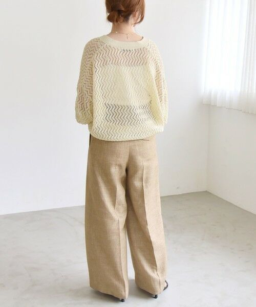 SHIPS / シップス カーディガン・ボレロ | quaranciel:〈手洗い可能〉バルキーレース ドルマン スリーブ カーディガン | 詳細2