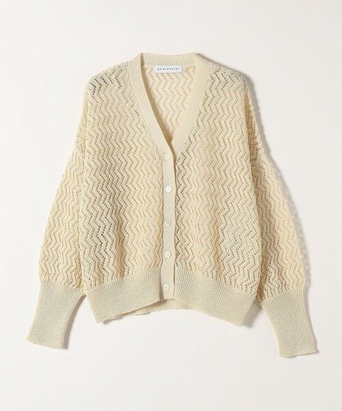 SHIPS / シップス カーディガン・ボレロ | quaranciel:〈手洗い可能〉バルキーレース ドルマン スリーブ カーディガン | 詳細14