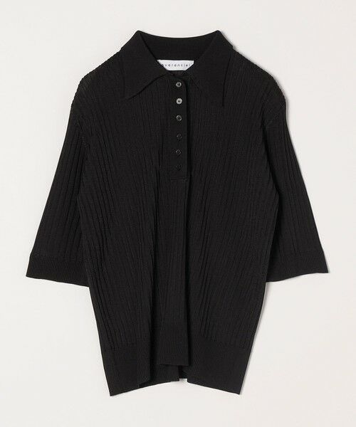 SHIPS / シップス ニット・セーター | quaranciel:〈手洗い可能〉シアー ラメ ポロ リブ ニット プルオーバー | 詳細7