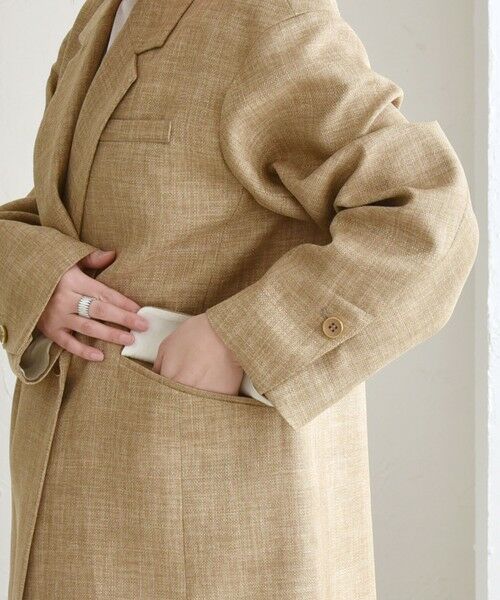 SHIPS / シップス テーラードジャケット | quaranciel: バスケット ダブル テーラード オーバー ジャケット | 詳細21