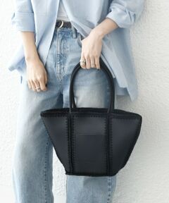 SHIPS / シップス トートバッグ | SHIPS any: ステッチ エンブロイダリー ポケット トートバッグ