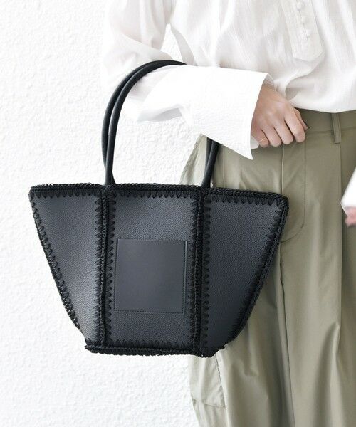 SHIPS / シップス トートバッグ | SHIPS any: ステッチ エンブロイダリー ポケット トートバッグ | 詳細18