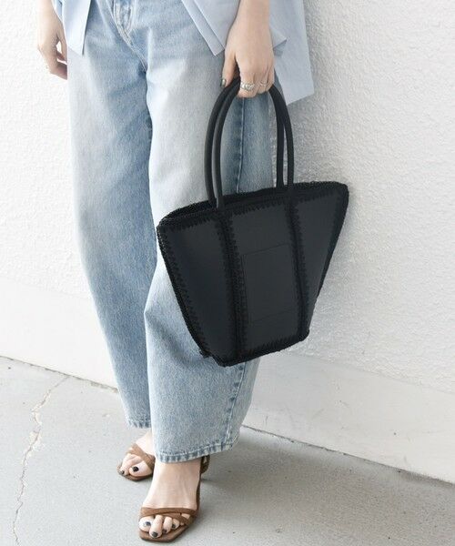 SHIPS / シップス トートバッグ | SHIPS any: ステッチ エンブロイダリー ポケット トートバッグ | 詳細14