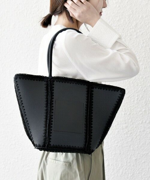 SHIPS / シップス トートバッグ | SHIPS any: ステッチ エンブロイダリー ポケット トートバッグ | 詳細16