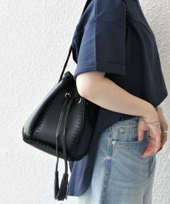 SHIPS / シップス ショルダーバッグ | SHIPS any: エンブロイダリー 巾着 ショルダー バッグ