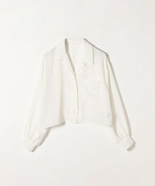 SHIPS / シップス シャツ・ブラウス | SHIPS any:〈手洗い可能〉メッシュ オープンカラー ジャケット シャツ | 詳細8