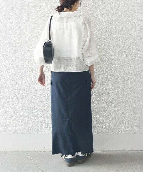 SHIPS / シップス シャツ・ブラウス | SHIPS any:〈手洗い可能〉メッシュ オープンカラー ジャケット シャツ | 詳細2