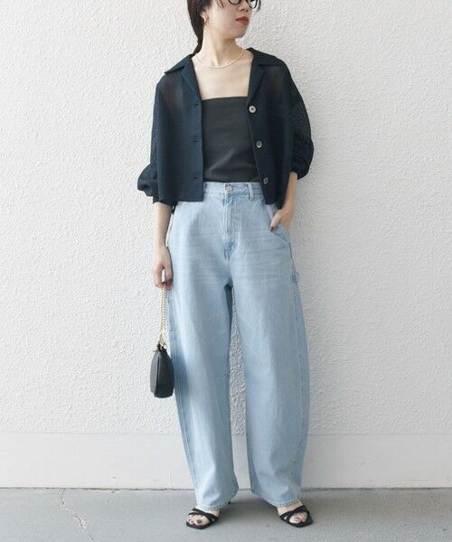 SHIPS / シップス シャツ・ブラウス | SHIPS any:〈手洗い可能〉メッシュ オープンカラー ジャケット シャツ | 詳細10