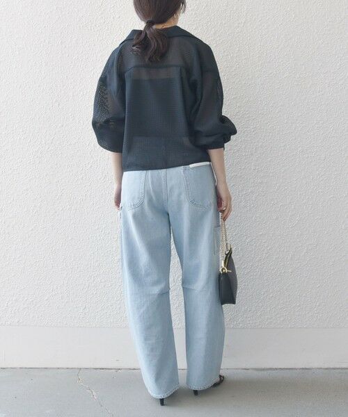 SHIPS / シップス シャツ・ブラウス | SHIPS any:〈手洗い可能〉メッシュ オープンカラー ジャケット シャツ | 詳細11