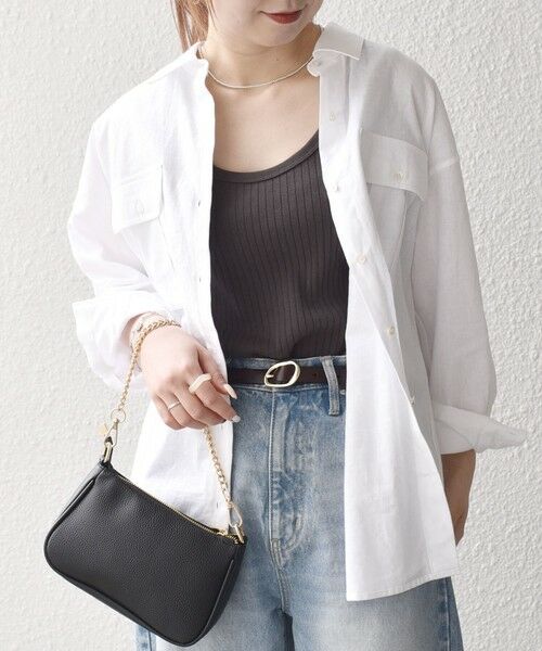 SHIPS / シップス シャツ・ブラウス | SHIPS any:〈洗濯機可能〉リネン ミックス ワーク ポケット シャツ | 詳細3