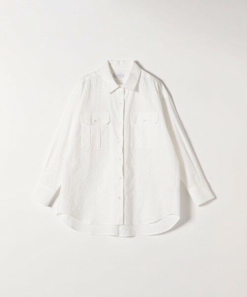 SHIPS / シップス シャツ・ブラウス | SHIPS any:〈洗濯機可能〉リネン ミックス ワーク ポケット シャツ | 詳細11