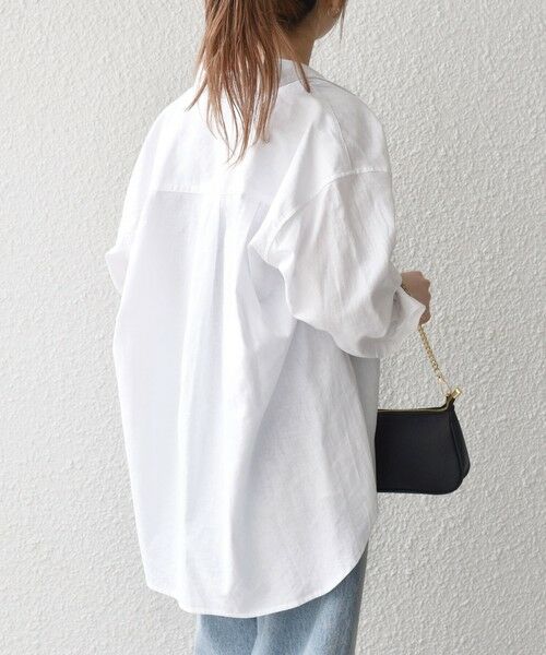 SHIPS / シップス シャツ・ブラウス | SHIPS any:〈洗濯機可能〉リネン ミックス ワーク ポケット シャツ | 詳細6