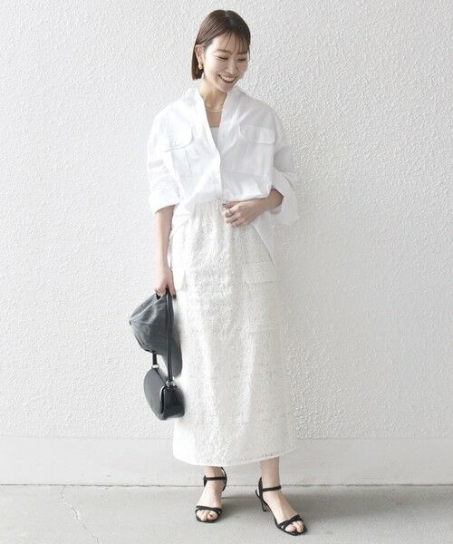 SHIPS / シップス シャツ・ブラウス | SHIPS any:〈洗濯機可能〉リネン ミックス ワーク ポケット シャツ | 詳細8