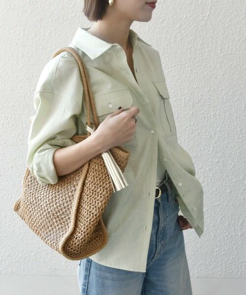 SHIPS / シップス シャツ・ブラウス | SHIPS any:〈洗濯機可能〉リネン ミックス ワーク ポケット シャツ | 詳細16