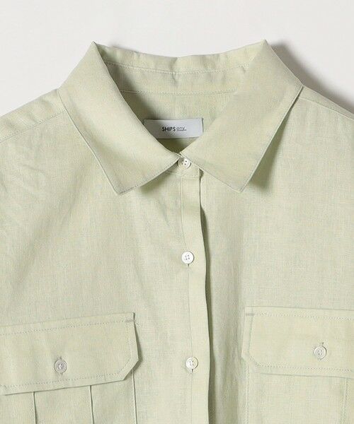 SHIPS / シップス シャツ・ブラウス | SHIPS any:〈洗濯機可能〉リネン ミックス ワーク ポケット シャツ | 詳細21
