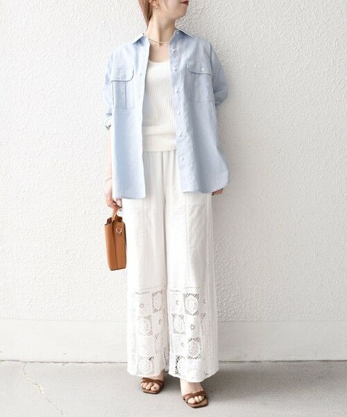 SHIPS / シップス シャツ・ブラウス | SHIPS any:〈洗濯機可能〉リネン ミックス ワーク ポケット シャツ | 詳細27