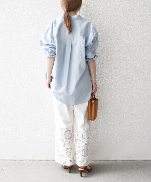 SHIPS / シップス シャツ・ブラウス | SHIPS any:〈洗濯機可能〉リネン ミックス ワーク ポケット シャツ | 詳細28