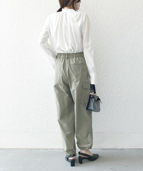 SHIPS / シップス シャツ・ブラウス | SHIPS any:〈洗濯機可能〉シアー ボイル ボタン マオカラー シャツ | 詳細2