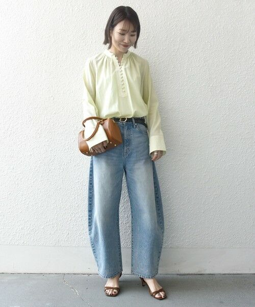 SHIPS / シップス シャツ・ブラウス | SHIPS any:〈洗濯機可能〉シアー ボイル ボタン マオカラー シャツ | 詳細28