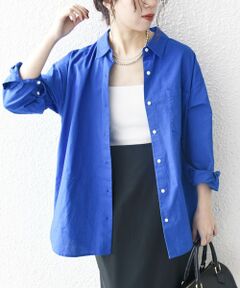 SHIPS / シップス シャツ・ブラウス | SHIPS any:〈洗濯機可能〉コットン レギュラーカラー 刺繍 シャツ