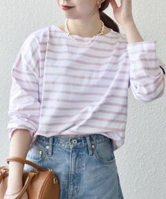 SHIPS / シップス Tシャツ | Le minor:〈洗濯機可能〉ロングスリーブ ボーダー TEE 25SS