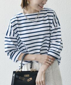 SHIPS / シップス Tシャツ | Le minor:〈洗濯機可能〉ロングスリーブ ボーダー TEE 25SS