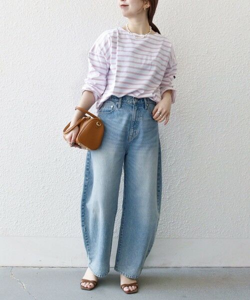 SHIPS / シップス Tシャツ | Le minor:〈洗濯機可能〉ロングスリーブ ボーダー TEE 25SS | 詳細1