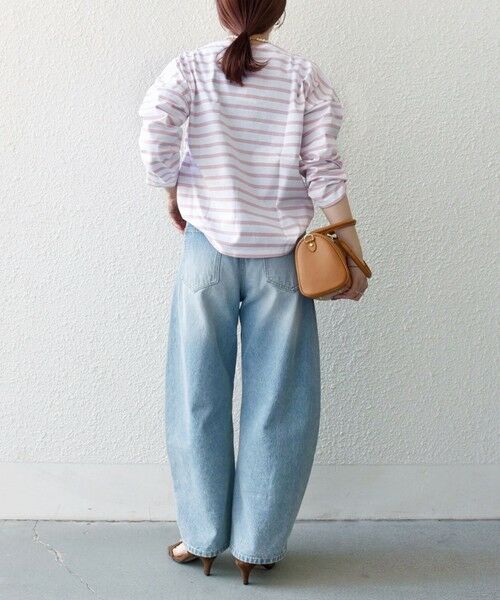 SHIPS / シップス Tシャツ | Le minor:〈洗濯機可能〉ロングスリーブ ボーダー TEE 25SS | 詳細2