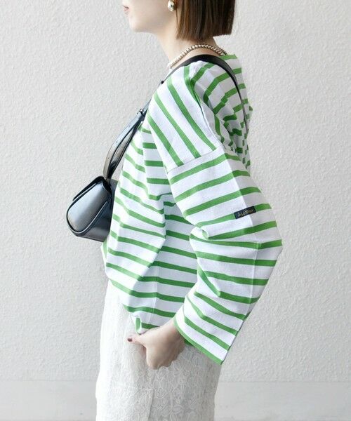 SHIPS / シップス Tシャツ | Le minor:〈洗濯機可能〉ロングスリーブ ボーダー TEE 25SS | 詳細14