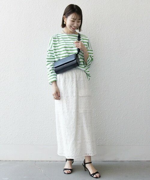 SHIPS / シップス Tシャツ | Le minor:〈洗濯機可能〉ロングスリーブ ボーダー TEE 25SS | 詳細10