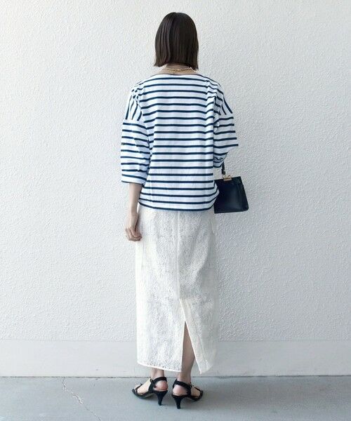 SHIPS / シップス Tシャツ | Le minor:〈洗濯機可能〉ロングスリーブ ボーダー TEE 25SS | 詳細24