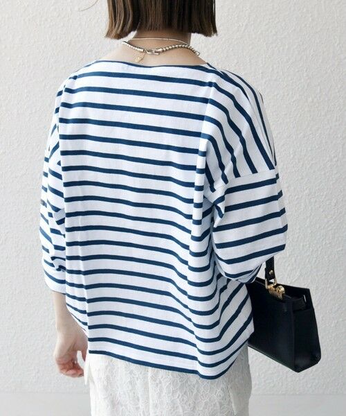 SHIPS / シップス Tシャツ | Le minor:〈洗濯機可能〉ロングスリーブ ボーダー TEE 25SS | 詳細27