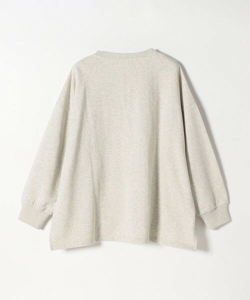 SHIPS / シップス スウェット | 《追加予約》【WEB限定】SHIPS any:〈洗濯機可能〉USAコットン 裏毛 スキッパー ルーズ スウェット | 詳細12