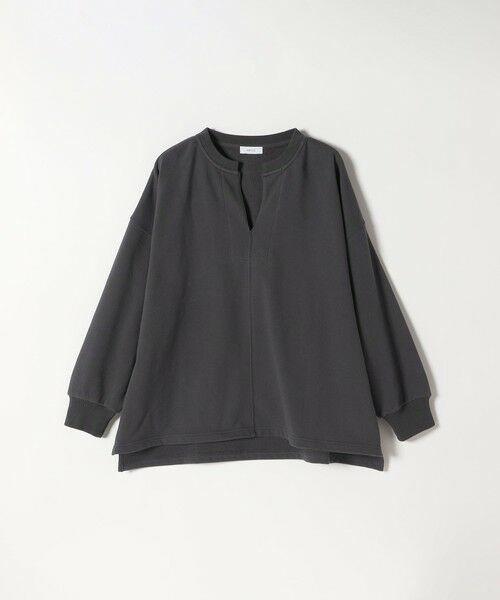 SHIPS / シップス スウェット | 《追加予約》【WEB限定】SHIPS any:〈洗濯機可能〉USAコットン 裏毛 スキッパー ルーズ スウェット | 詳細23