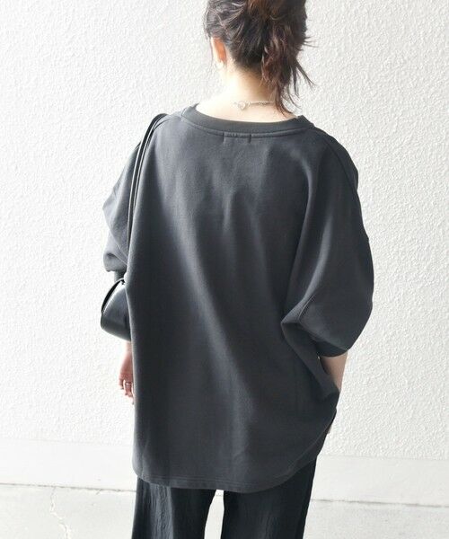 SHIPS / シップス スウェット | 【WEB限定】SHIPS any:〈洗濯機可能〉USAコットン 裏毛 スキッパー ルーズ スウェット | 詳細7