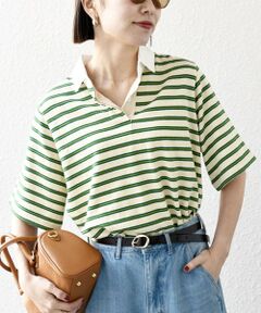 SHIPS / シップス Tシャツ | SHIPS any:〈洗濯機可能〉パイル ボーダー ラガーTEE