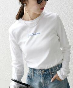 SHIPS / シップス Tシャツ | 【SHIPS any別注】PETIT BATEAU: ロゴ プリント ロン TEE 25SS
