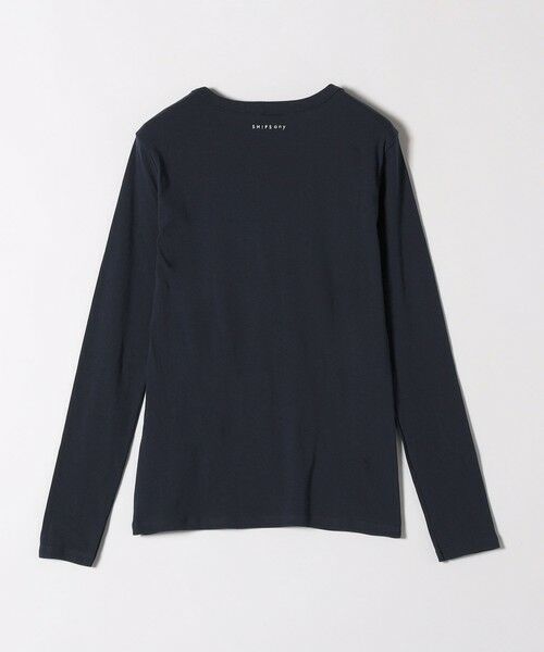 SHIPS for women / シップスウィメン Tシャツ | 《予約》【SHIPS any別注】PETIT BATEAU:〈洗濯機可能〉ロゴ プリント ロン TEE 25SS | 詳細18