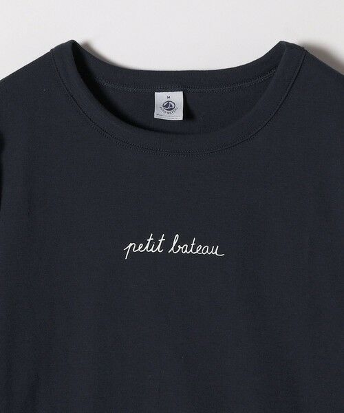 SHIPS for women / シップスウィメン Tシャツ | 《予約》【SHIPS any別注】PETIT BATEAU:〈洗濯機可能〉ロゴ プリント ロン TEE 25SS | 詳細19