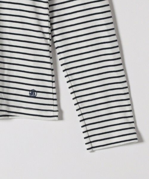 SHIPS for women / シップスウィメン Tシャツ | 《予約》【SHIPS any別注】PETIT BATEAU: ロゴ プリント ボーダー ロン TEE 25SS | 詳細11