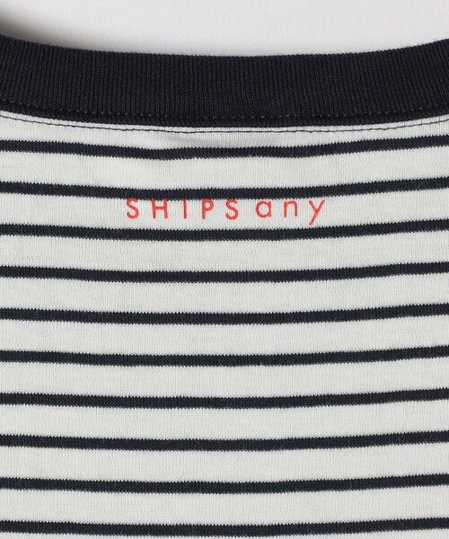 SHIPS for women / シップスウィメン Tシャツ | 《予約》【SHIPS any別注】PETIT BATEAU: ロゴ プリント ボーダー ロン TEE 25SS | 詳細12