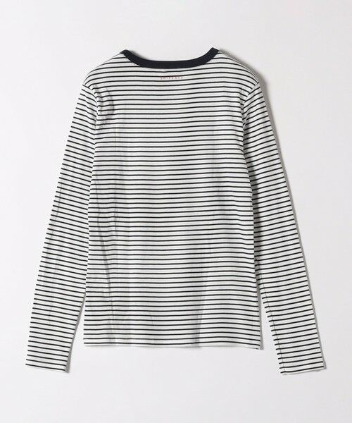 SHIPS for women / シップスウィメン Tシャツ | 《予約》【SHIPS any別注】PETIT BATEAU: ロゴ プリント ボーダー ロン TEE 25SS | 詳細9