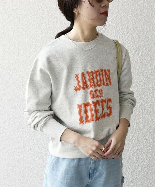 SHIPS for women / シップスウィメン スウェット | 《予約》【SHIPS any別注】THE KNiTS:〈洗濯機可能〉フレンチ ロゴ クルーネック スウェット | 詳細6