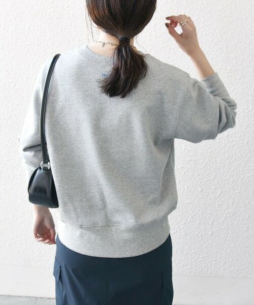 SHIPS for women / シップスウィメン スウェット | 《予約》【SHIPS any別注】THE KNiTS:〈洗濯機可能〉フレンチ ロゴ クルーネック スウェット | 詳細11