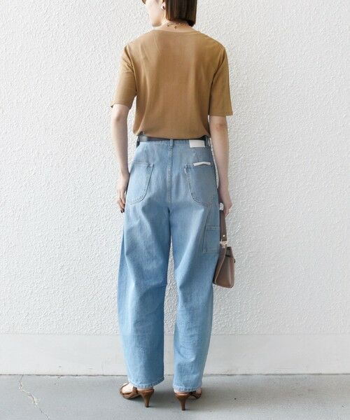 SHIPS / シップス Tシャツ | SHIPS any:〈洗濯機可能〉シアー リブ ハーフ スリーブ クルーネック TEE | 詳細16