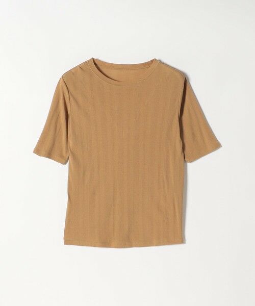 SHIPS / シップス Tシャツ | SHIPS any:〈洗濯機可能〉シアー リブ ハーフ スリーブ クルーネック TEE | 詳細20