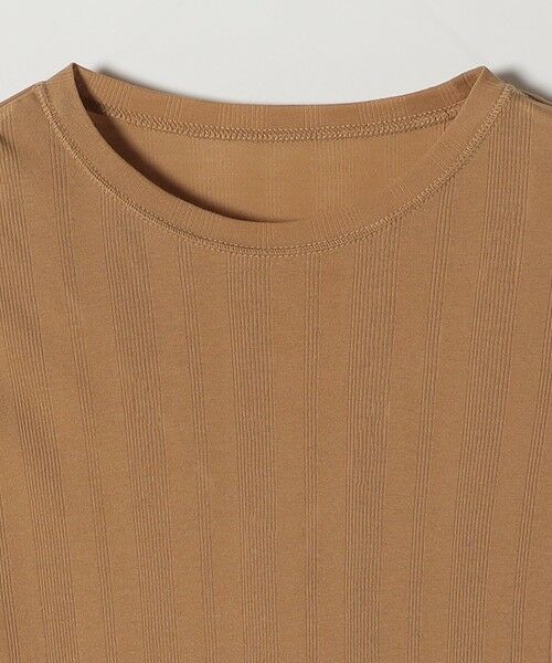 SHIPS / シップス Tシャツ | SHIPS any:〈洗濯機可能〉シアー リブ ハーフ スリーブ クルーネック TEE | 詳細21